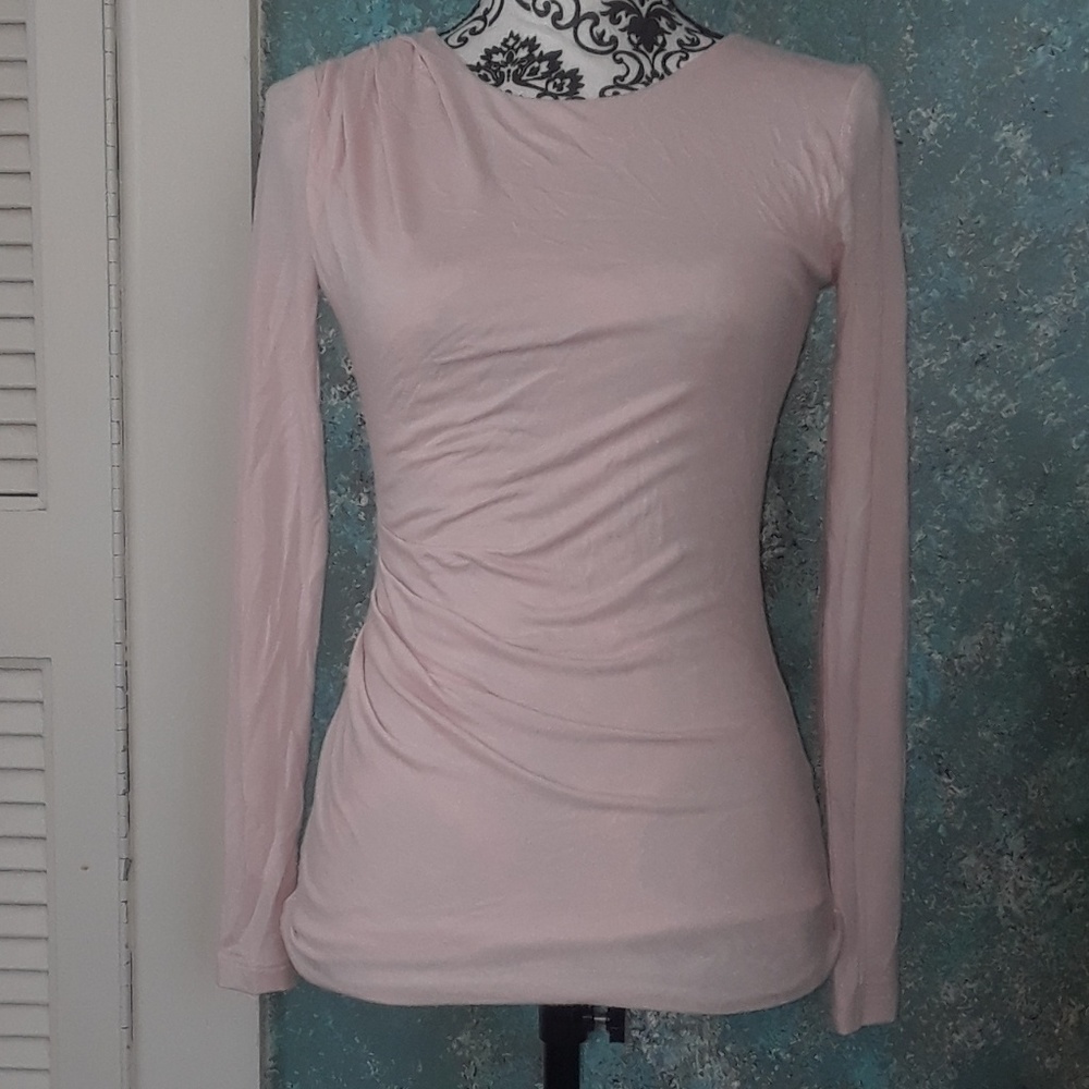 Banana Republic pink long sleeve tunic